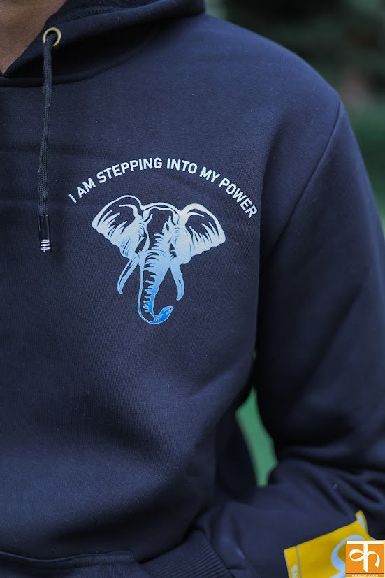 Elephant Hoodie – Stepping Into My Power Edition | I Believe in My Power